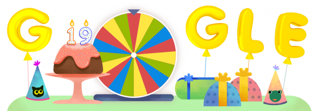 Che cos'è la ruota della fortuna per il compleanno di Google