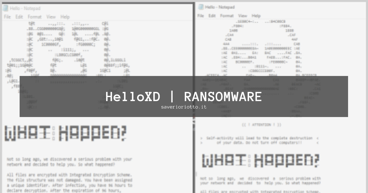 HelloXD: il nuovo ransomware per Linux e Windows